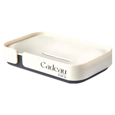 Cadeau Foru 輕奢質感香皂瀝水架, 米白色, 1個