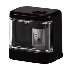 KUTSUWA STAD 超速切削攜帶型電動省電削鉛筆機 RS032BK-1100 黑色 輕巧方便, 1個