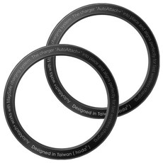 HODA 好貼 磁吸環2件組, 黑色, 1組