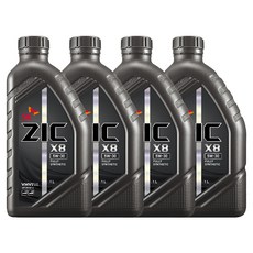 지크 SK엔무브 X8 엔진오일, 4개, 5w30, 1L