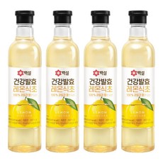 CJ BEKSUL 白雪 健康發酵檸檬醋, 800ml, 4個