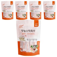 천연한스푼 석하 깊은맛 맛능 스틱 육수 20p, 140g, 5개