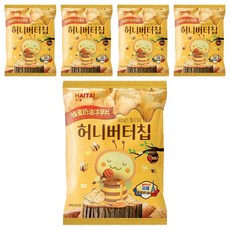 HAITAI 海太 蜂蜜奶油洋芋片, 60g, 5包