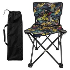 加厚金屬戶外摺疊椅 附收納包 39 x 39 x 35cm, 藍色, 1個