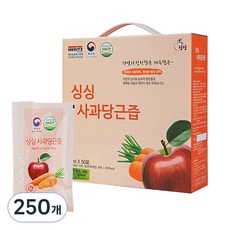 싱싱 국내산 사과당근즙, 100ml, 250개