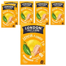 런던프룻앤허브 레몬앤진저, 20개입, 6개, 2g