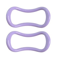 Hwudaon小腿皮拉提斯瑜珈環, 2個, 紫色