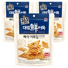 365.24 魚板脆餅 原味, 3包, 40g