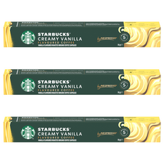 스타벅스 네스프레소 크리미 바닐라향 캡슐커피, 5.1g, 10개입, 3개