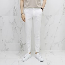 Adore Classic 男性時尚彈性九分西裝褲