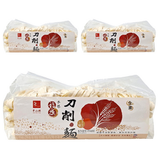 華山興 刀削麵，手工日曬，全素, 600g, 3包