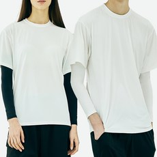 TERAWOOD 多功能涼感袖套 雙臂組, 黑色 + 白色, 2套