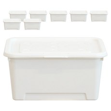 BONOHOUSE Top Bag 生活收納箱, 8個, 白色