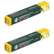 스타벅스 네스프레소 디카프 블론드 에스프레소 로스트 캡슐커피, 5.5g, 10개입, 2개