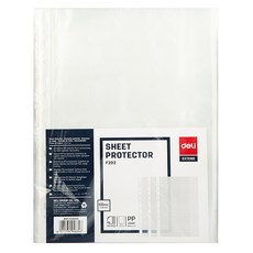deLi 得力 11孔透明萬能袋 EF20202 0.06mm, 1套, 100片