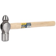 델리 툴즈 휴대용 다용도 핸드 툴 강철 둥근 머리 망치 블랙 + 우드 DL5168, 1개