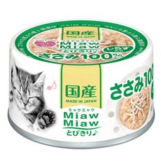 MIAWMIAW 樂妙喵6號 貓罐頭, 雞胸 + 吻仔魚, 60g, 1罐