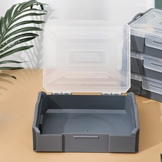 deLi 得力 Tools家居系列 多功能家用工具套組 工具箱 灰色 DL1001, 1個