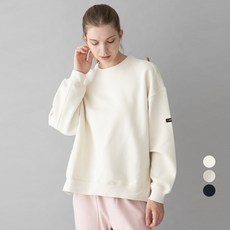 로또 여성용 에센셜 플리스 오버사이즈 스웻셔츠