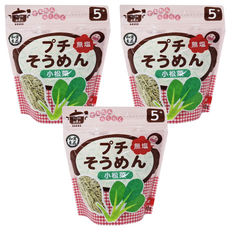 和寓良品 寶寶鮮蔬小松菜細麵, 5個月以上適用, 100g, 3包