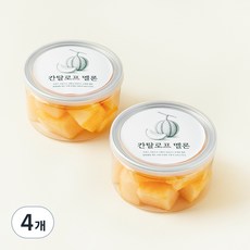 컷팅 칸탈로프 멜론, 4개, 200g