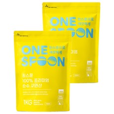 One Spoon 頂級純檸檬酸, 1kg, 2個