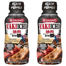 DAISHO 大逸昌 YAKIICHI 黑胡椒烤肉沾醬, 2個, 245g