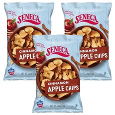 SENECA 肉桂蘋果脆片, 3個, 71g