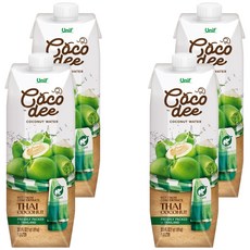 UNIF COCODY 椰子水, 4個, 1L