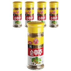 오뚜기 순후추, 45g, 5개