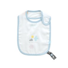 Bamboo bebe 紗布圍兜, 寶寶藍, 1入