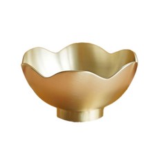 Notdam 方字鍮器 銅碗 花朵刨冰碗, 單一顏色, 1個