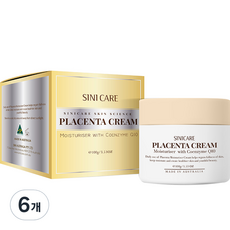 시니케어 플라센타 크림 모이스처라이저 코엔자임 Q10, 100g, 6개