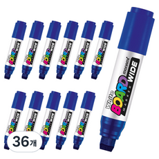 monAmi 寬頭白板筆, 36個, 藍色