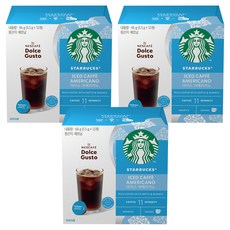 스타벅스 아이스 아메리카노 by 네스카페 돌체구스토 캡슐커피, 5.5g, 12개입, 3개