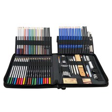 KALOUR 素描鉛筆套組藝術對話, 83 種顏色, 1套