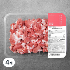 돈마루한돈 앞다리 찌개용 (냉장), 800g, 4개