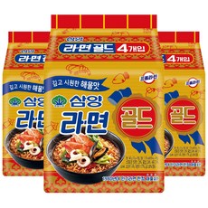 Samyang 三養 Ramen Gold海鮮風味拉麵 120g, 12包