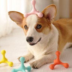 PASTEL PET 寵物舒壓磨牙玩具 9.4 x 8.8 cm, 隨機出貨, 4個