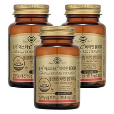 SOLGAR 酯化型維生素C錠 1000mg, 3罐, 30顆