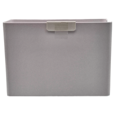 懶角落 櫥櫃收納筐淺櫃, 小, 白色, 1個