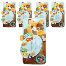 Catfeet 哈娜最愛好吃肉泥 無穀物 化毛配方, 鮪魚 + 乳酸菌, 60g, 5袋