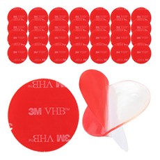 i-MATE 3M 透明圓形黏著墊 小型, 30個