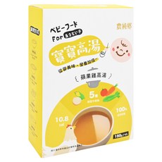 農純鄉 寶寶高湯 蘋果雞高湯 6個月以上 4包, 14盒, 600g