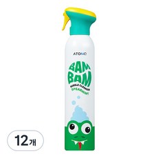 아토앤오투 유아용 뱀뱀 버블 클렌저 스피아민트, 300ml, 12개