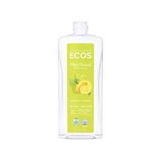 ECOS 天然環保溫和洗碗精 馨香竹檸檬, 739ml, 1瓶