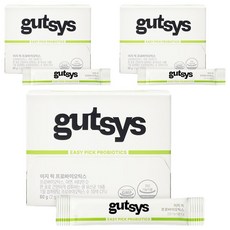 gutsys 이지 픽 益生菌 30入, 3個, 60g