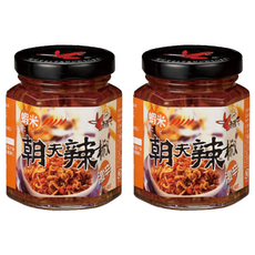 老騾子 蝦米朝天辣椒, 濃烈辣味, 優質蝦米, 多種用途, 105g, 2罐