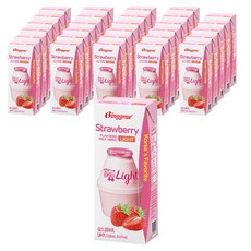 Binggrae light 保久調味乳 草莓風味, 200ml, 36入