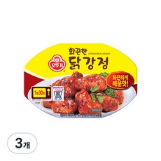 오뚜기 화끈한 닭강정180g, 180g, 3개